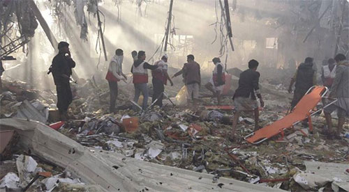 La masacre de Sanaá: Al Saud rivalizan con Daesh